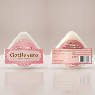 [พัฟแพนเค้ก] GetBeaute | Power Soft Puff พัฟแต่งหน้าเนื้อนุ่มพิเศษ พัฟคุชชั่น พัฟรองพื้น