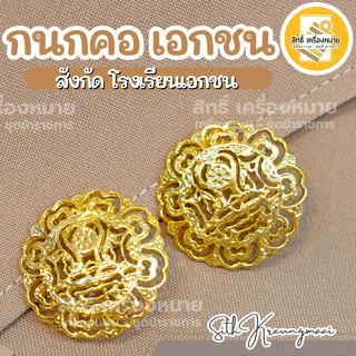 กนกคอเอกชน ครูเอกชน สังกัดโรงเรียนเอกชน /เข็มติดปกคอเสื้อ งา…