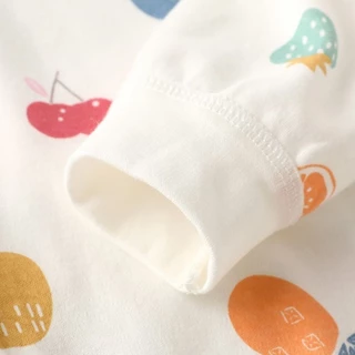 (พร้อมส่ง) เสื้อผ้าเด็กแรกเกิดแขนยาว ชุดนอนเด็กผ้าฝ้าย 100% ชุดจั๊มสูทเด็ก เสื้อผ้าเด็ก