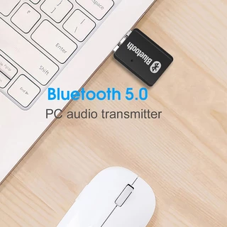 ตัวรับสัญญาณบลูทูธ USB Bluetooth5.0 สัญญาณบลูทูธ adapter เครื่องรับ/ส่งบูลทูธสเตอริโอ สำหรับคอมพิวเตอร์ โน้ตบุ๊ค แล็ปท็อ