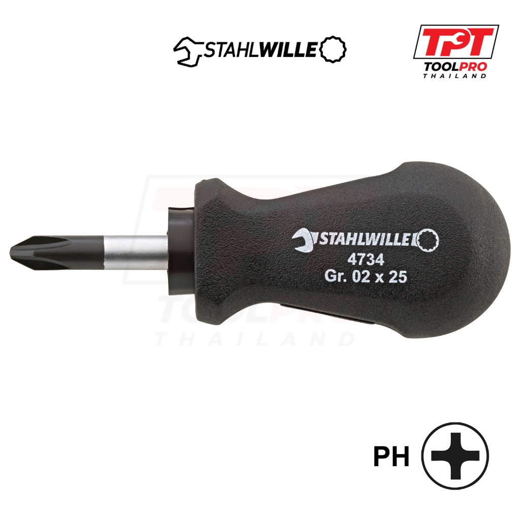 Stahlwille ไขควง 4856, DRALL Phillips Screwdriver PH1-PH2
