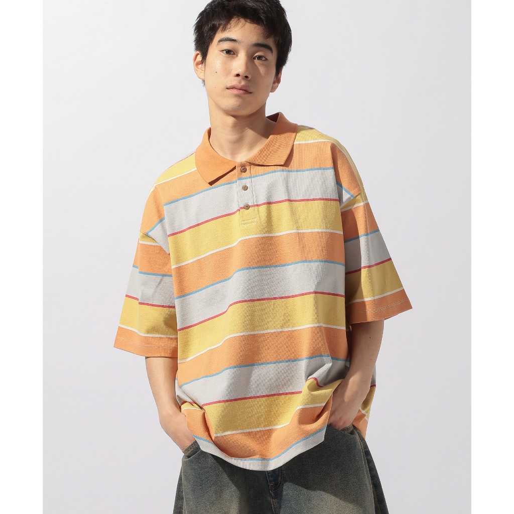 niko and ... เสื้อโปโล แขนสั้น ลายทาง USA COTTON Polo Shirt