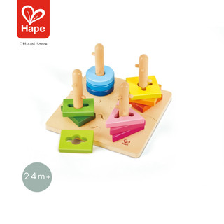 Hape ปริศนาหมุดไม้ Creative Peg Puzzle 24 เดือนขึ้นไป