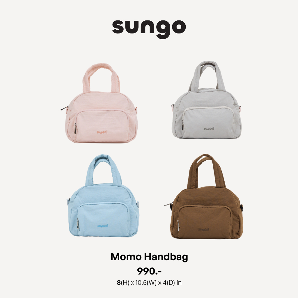 Sungo Momo 2-Way Handbag (SG024) กระเป๋าถือ สะพายข้าง+ถือ มี 4 สี Top Handle & Crossbody Bag