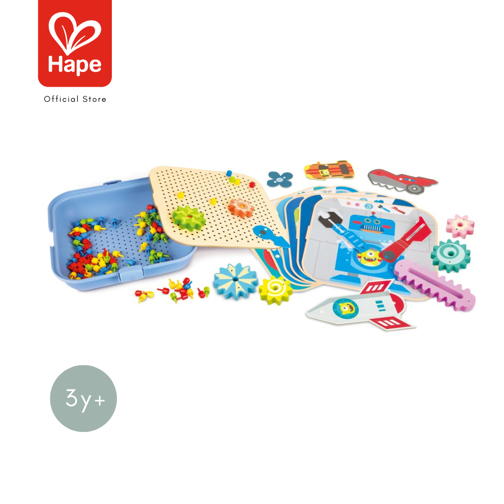 Hape - Cogworks Experimental Playset        กล่องประดิษฐ์ภาพฟันเฟือง        3Y+ รูปที่ 6