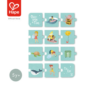 Hape - Ocean Friends Puzzle Puzzle Bercerita 3 Set 48 Keping Teman-Teman Laut 5Y+ gambar 7