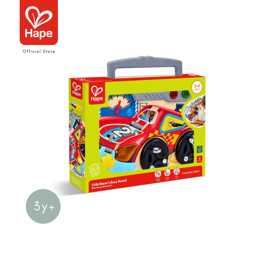 Hape - Little Racer's Busy Board                กระดานรูปรถแข่ง        3Y+ รูปที่ 8