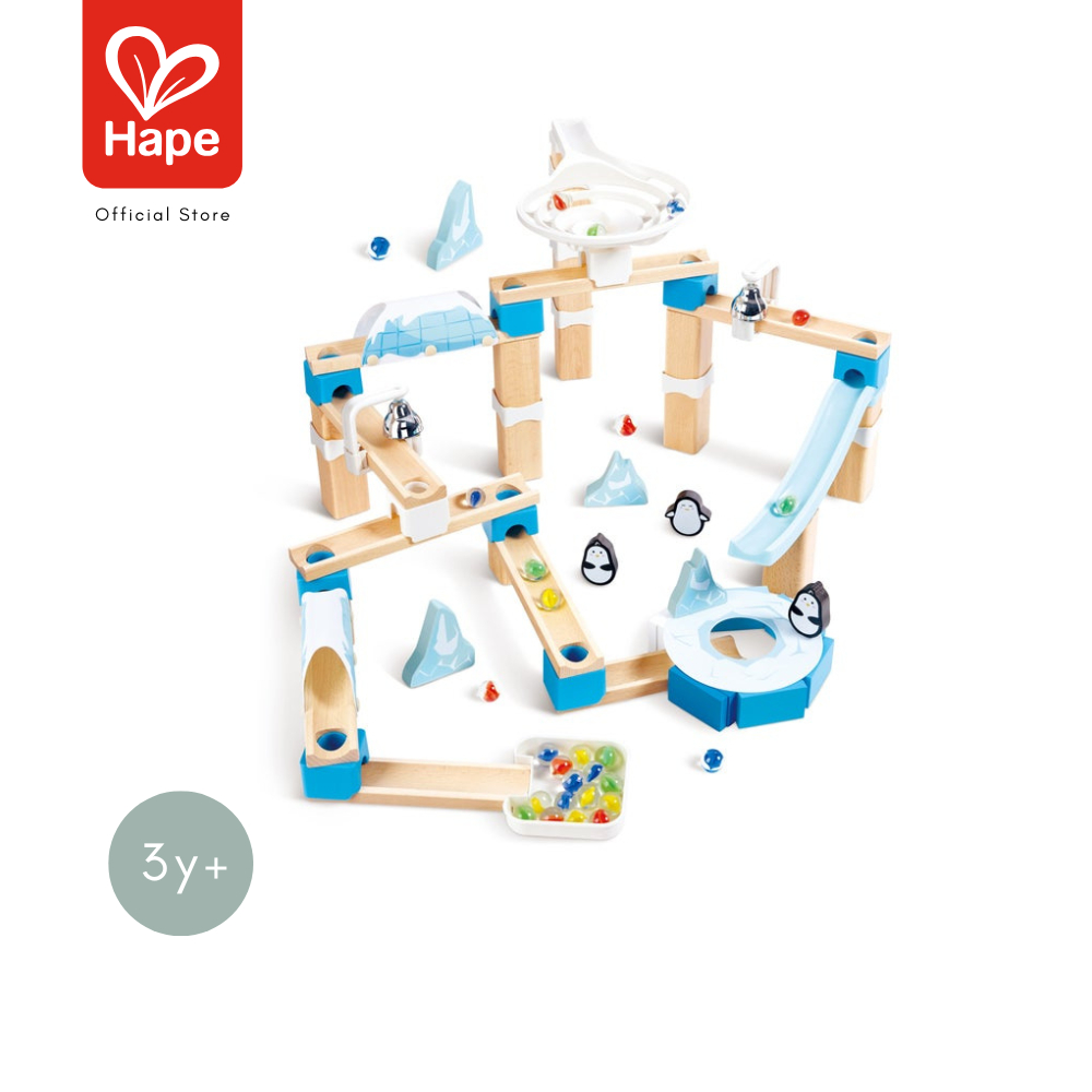 Hape - Penguin Playland Marble Run รางลูกแก้วเพนกวิน 3Y+