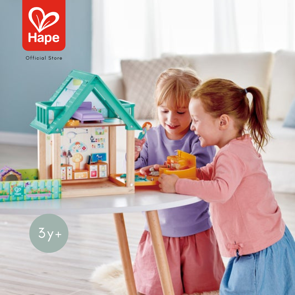 Hape - Furry Friend Vet Set         คลินิกรักษาเพื่อนขนปุย        3Y+ รูปที่ 2
