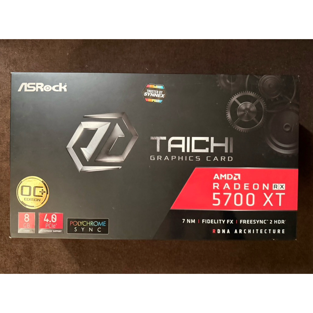 กล่องการ์ดจอ asrock taichi rx 5700xt