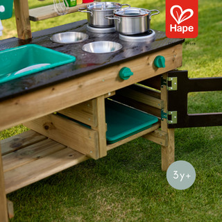 Hape Outdoor Kitchen	ชุดครัว เอาท์ดอร์ เล่นนอกบ้าน ใส่น้ำจริงได้ 3Y+ รูปที่ 6