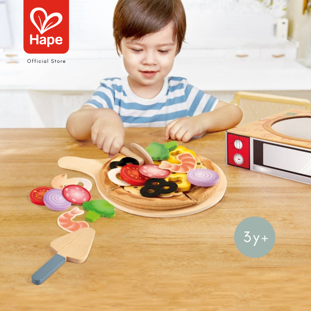 HAPE Perfect Pizza Playset	ชุดพิซซ่าพร้อมกล่องใส่	3Y+ รูปที่ 5