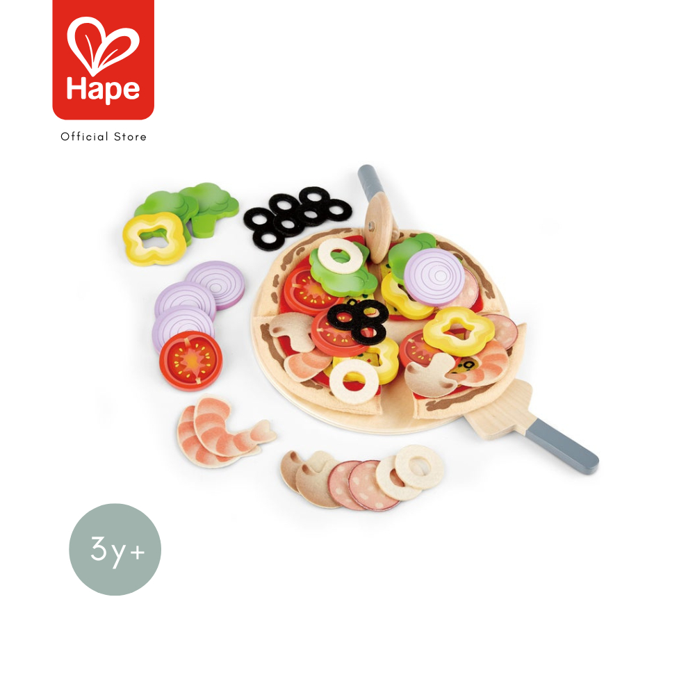 HAPE Perfect Pizza Playset	ชุดพิซซ่าพร้อมกล่องใส่	3Y+ รูปที่ 7