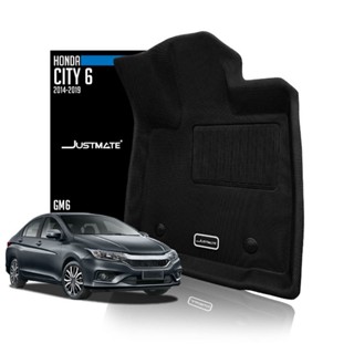 [JUSTMATE] HONDA พรมปูพื้นรถยนต์ CITY 6 GM6 2014 - 2019