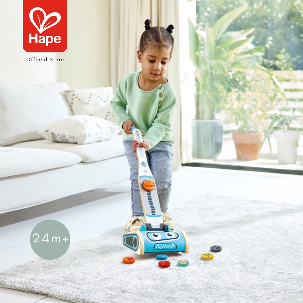 Hape - Vacuum Playset        เครื่องดูดฝุ่นไม้        24M+ รูปที่ 3