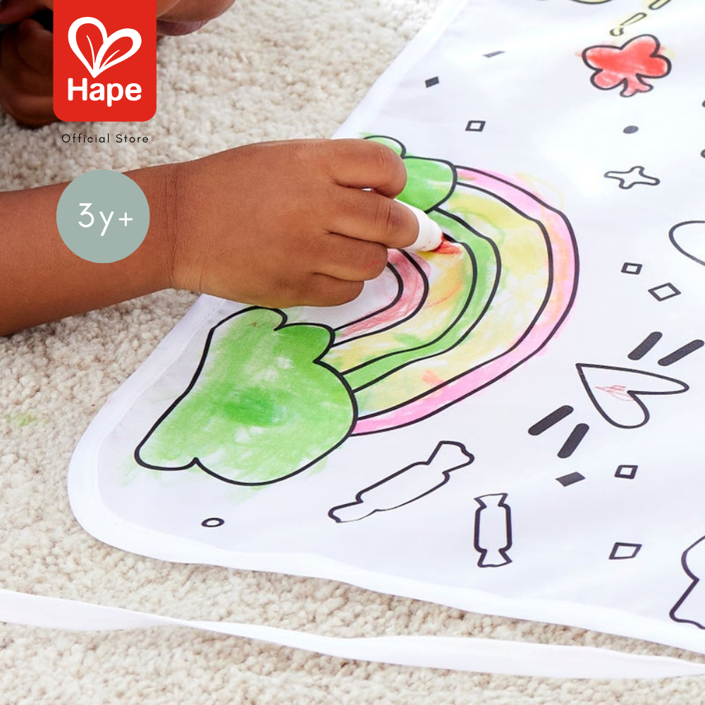 Hape Colour Me Art Apron　アートエプロン　3Y+ 画像4
