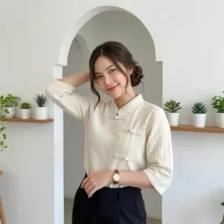 เสื้อผ้าฝ้ายด๊อบบี้ เนื้อนุ่มใส่สบาย ตัวผ้าทอลายนูนมีเอกลักษณ์ เสื้อผ้าฝ้ายผู้หญิง