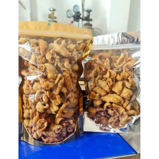 หนังไก่ทอดกรอบ ไร้เเป้ง ฮาลาล รับประกันความกรอบ หอมๆ หมักเกล…