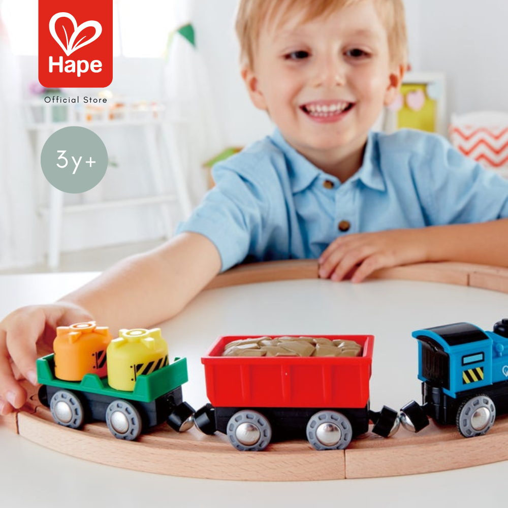 Hape Battery Powered Rolling-Stock Set	รถไฟแบตเตอรี่	3Y+ รูปที่ 3