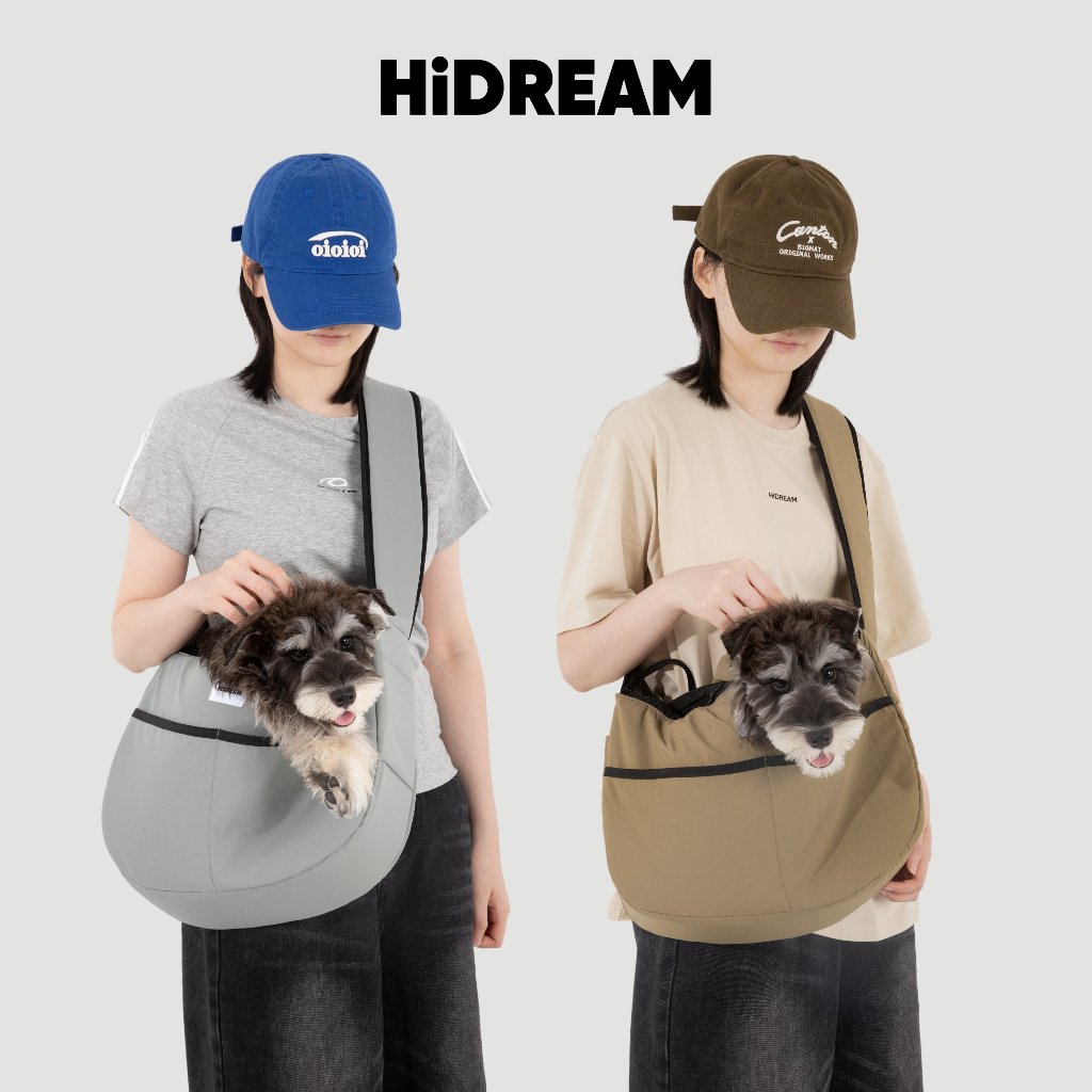 [ส่งด่วน] HiDREAM กระเป๋าสัตว์เลี้ยงสะพายข้าง Pet Crossbody Tote กว้าง นอนสบาย ไม่อับ ระบายอากาศดี