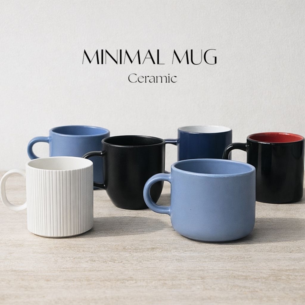 แก้วมัค แก้วกาแฟ แก้วมีหู แก้วเซรามิค มินิมอล โมเดิน ราคาถูก