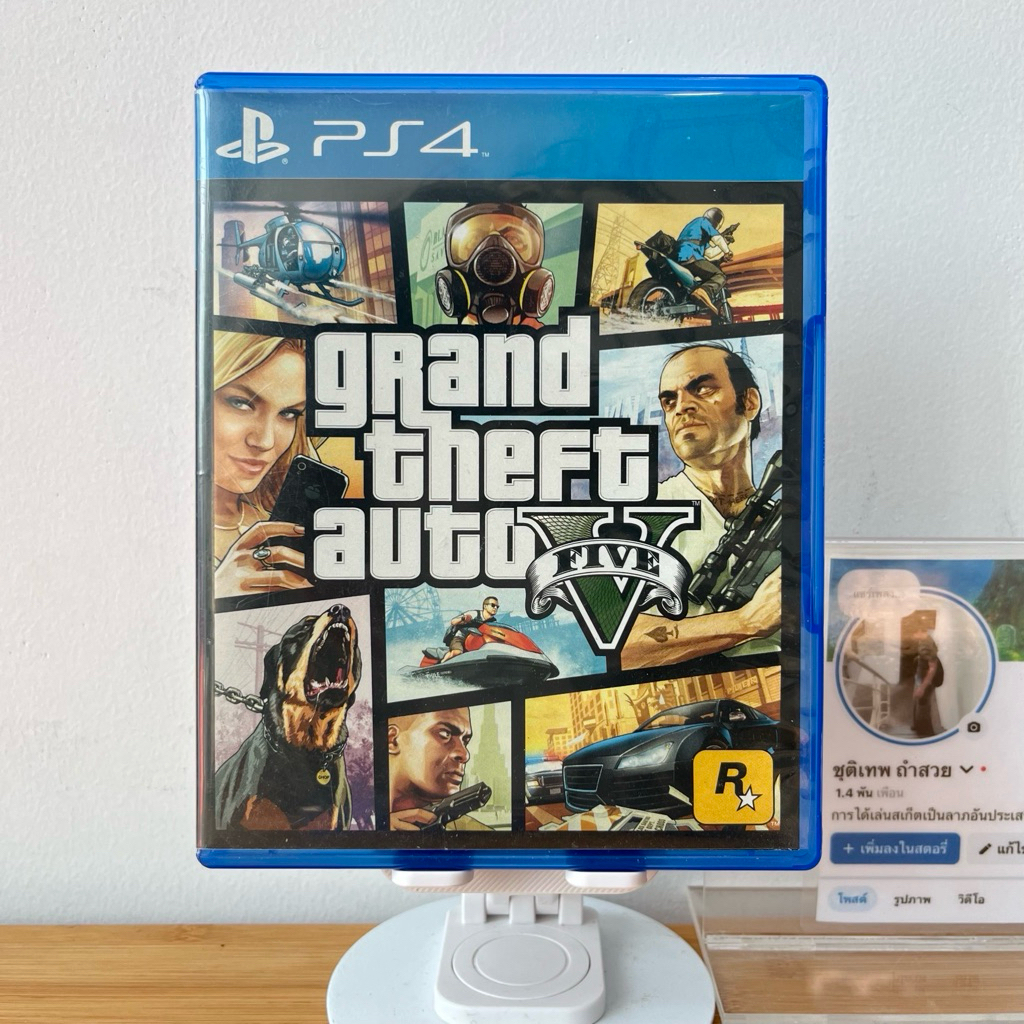แผ่นPs4 Gta V มือสองสภาพสวย
