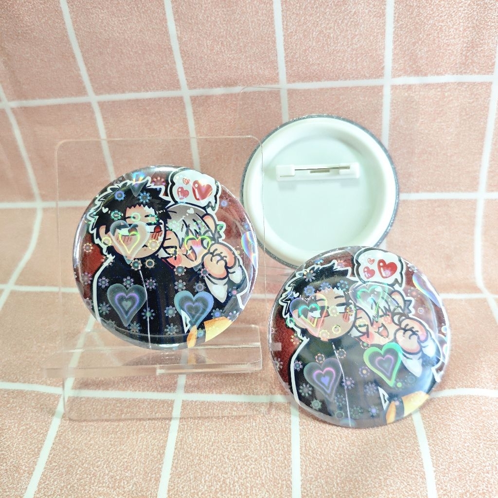 เข็มกลัดลาย HiroHaku (Kagurabachi)(Button Pin/Badge)