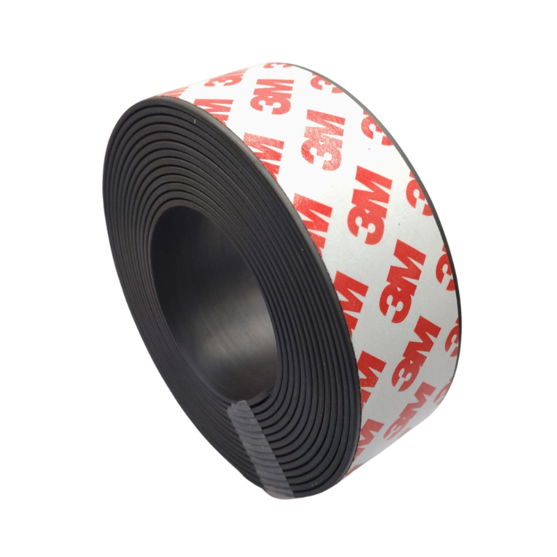 เทปแผ่นแม่เหล็ก 3M Rubber Magnetic Tape with Adhesive 30mm x 2mm x3M