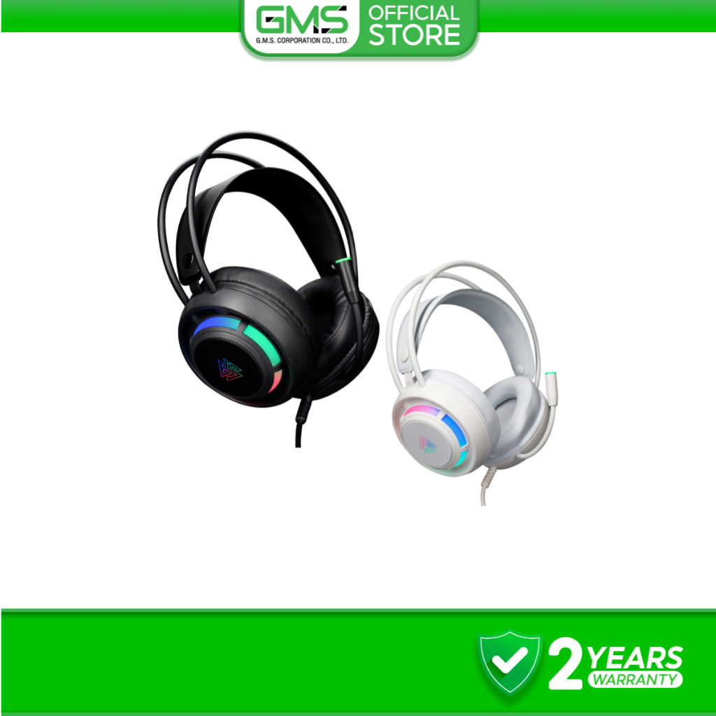 EGA TYPE-H12 หูฟังเกมมิ่ง ครอบหู ดำ/ขาว