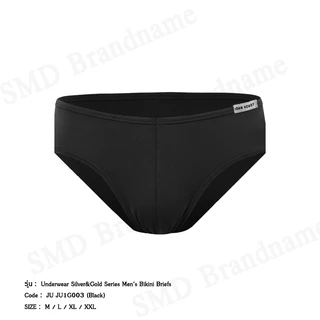 John Henry กางเกงชั้นในผู้ชาย รุ่น Underwear Silver&Gold Series Men's Bikini Briefs Code: JU JU1G003 (Black)