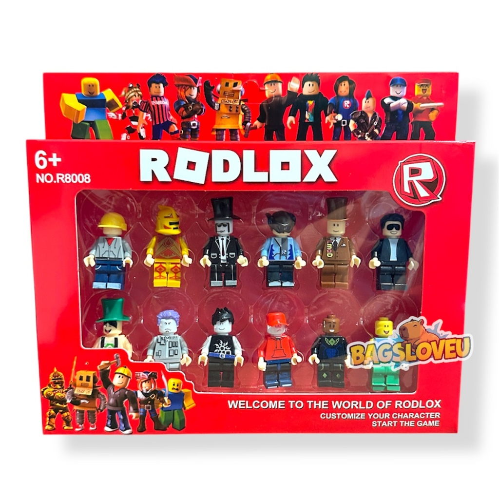 ส่งเร็ว พร้อมส่งจาก กทม. โมเดล ของเล่น Roblox โรบล็อกซ์ ขนาดความสูง 4-5 ซม. 1 กล่อง มี 12 ตัว
