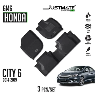 [JUSTMATE] HONDA พรมปูพื้นรถยนต์ CITY 6 GM6 2014 - 2019