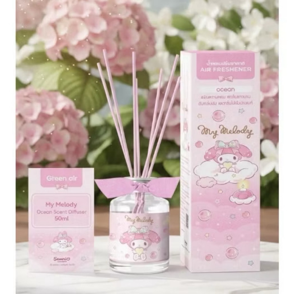 My Melody Ocean Scent Diffuser (น้ำหอมปรับอากาศแบบก้านไม้)