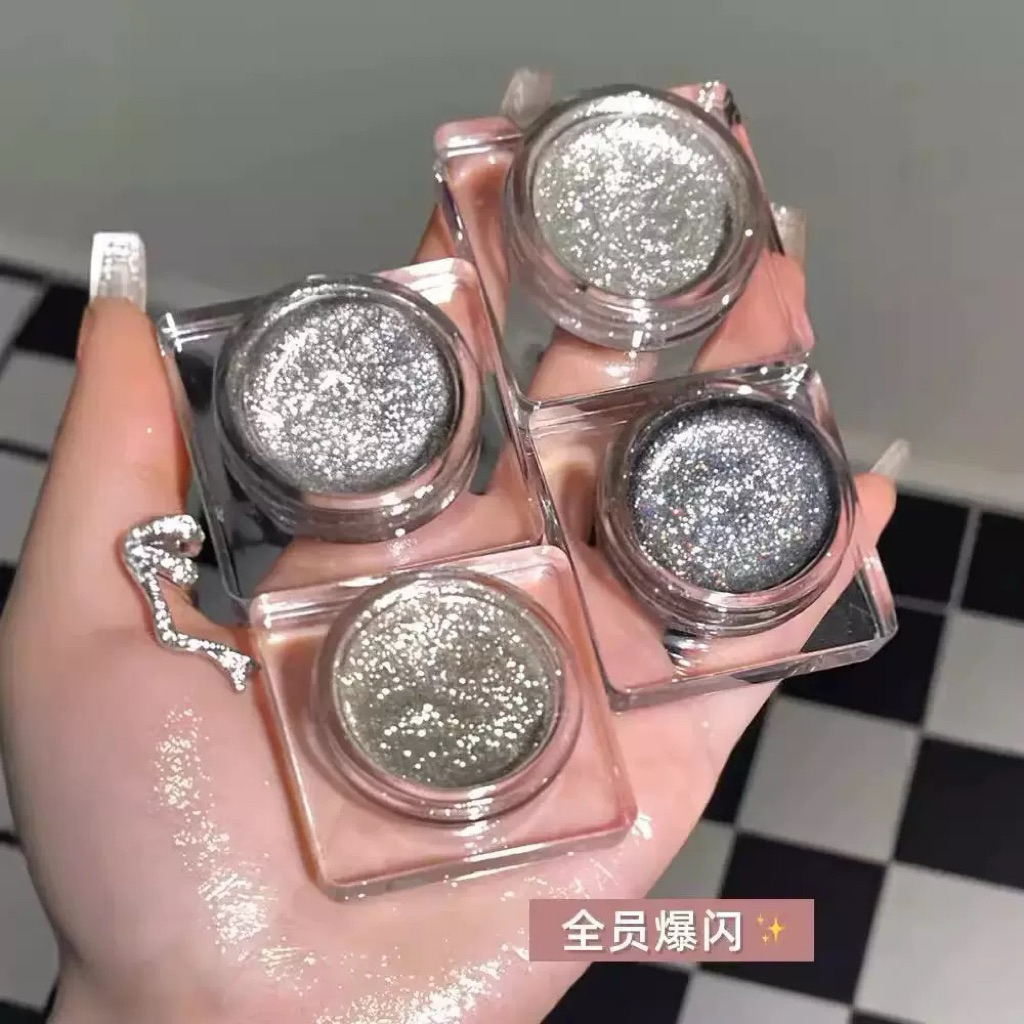 S-47🌟ZVEV อายแชโดว์เนื้อประกายมุกระยิบระยับ ไฮไลท์เตอร์กาแล็กซี เกล็ดประกายวิบวับ  และลิควิดเพิ่มความกระจ่างใส