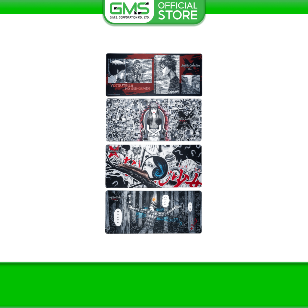 แผ่นรองเมาส์ EGA x Junji Ito Collection 90x40cm ผ้าพรีเมียม ลาย “คลังสยอง” คมชัด สำหรับเกมและงานดีไซน์