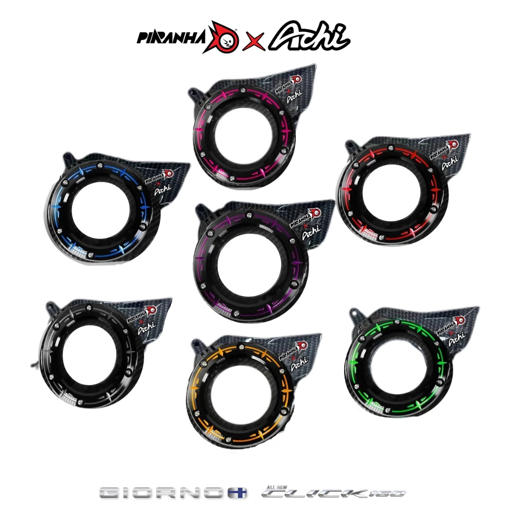 ฝาครอบ CVT แต่ง CNC PIRANHA สำหรับ GIORNO 125 thumbnail 5