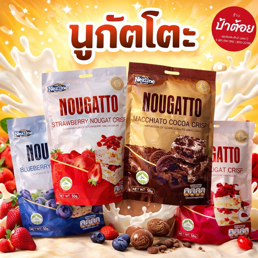 นูกัตโตะ nougatto ห่อละ 35 บาท