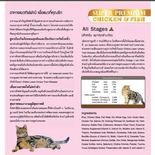 อาหารแมว ทิฟฟานี่ Tiffany Cat Food ซุปเปอร์พรีเมี่ยม แบ่งขาย ถุงละ 1 กิโล ถุงแบ่งจากโรงงานตัดเย็บ
