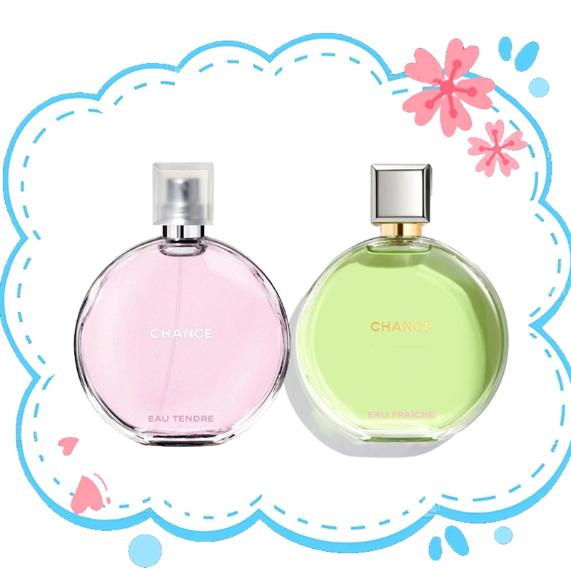 🄲h@n₵e Eau Tendre Feminine & Passionate 100ml กลิ่นหอมสดชื่นยาวนาน หลากหลายสูตร ติดทนนาน พร้อมกล่องซีล น้ำหอมแท้