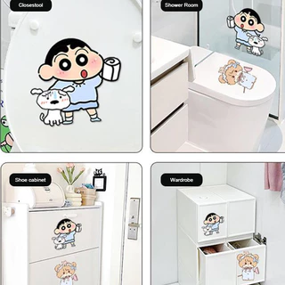 😊Cutenery😊ฝาชักโครกสติกเกอร์ดับกลิ่น ห้องน้ําอโรมาแพทช์ กาวในตัว,กันน้ํา น่ารัก,การ์ตูนผนังตกแต่งบ้าน แปะ