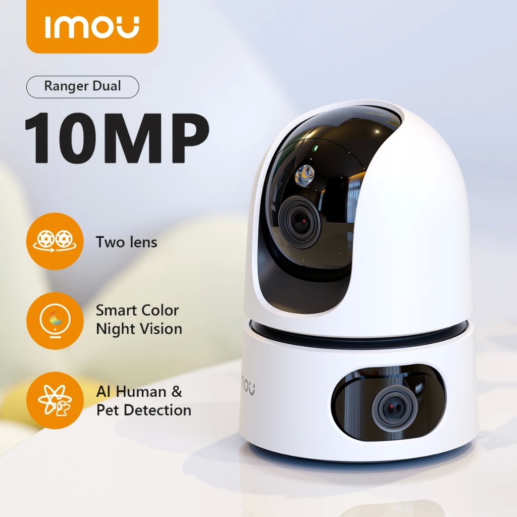 ⚡️กล้องวงจรปิดไร้สาย⚡️Dahua IMOU Ranger Dual Pro 10MP Dual Lens Indoor Full Colour WiFi P&T Camera