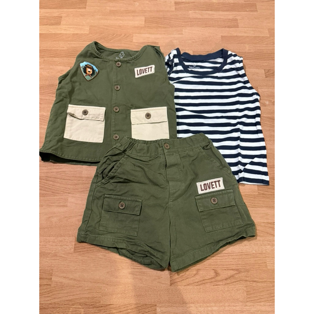 bblv babylovett  size 3y  camping