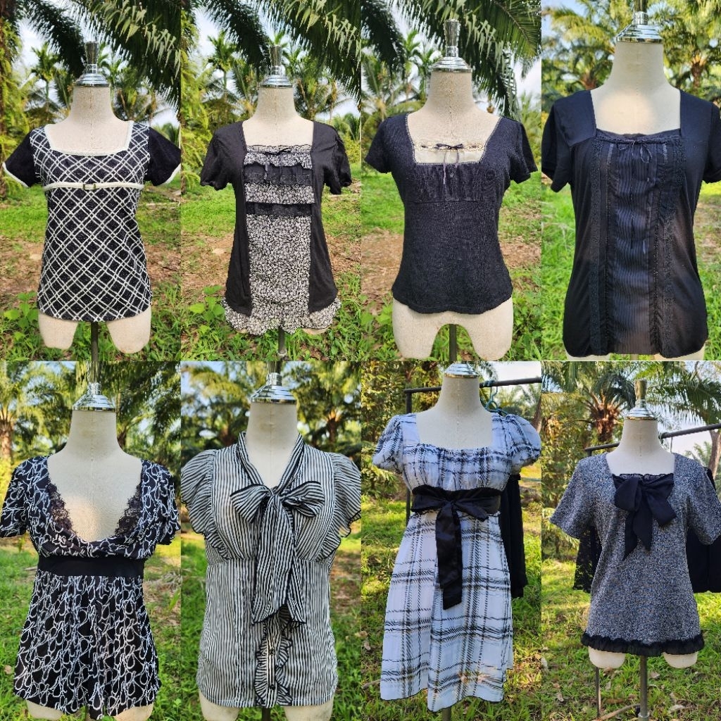 (13.3)Dark coquetteเสื้อญี่ปุ่นมือสอง ซาวาโกะ