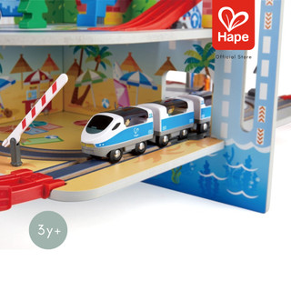 Hape Mega City Railway Set – 3-Level Wooden Train Set, 3Y+ image 6