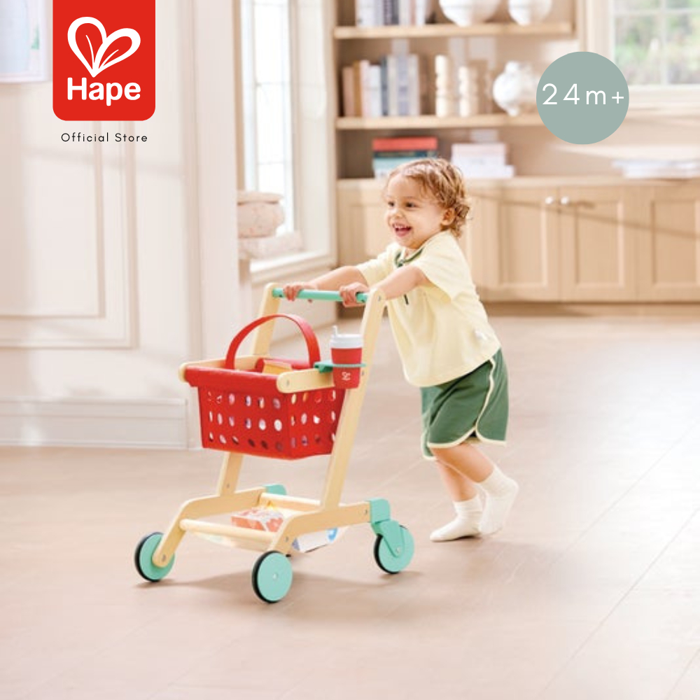 Hape - Little Shopper's Cart & Basket        รถเข็นช้อปปิ้ง  24M+ รูปที่ 3