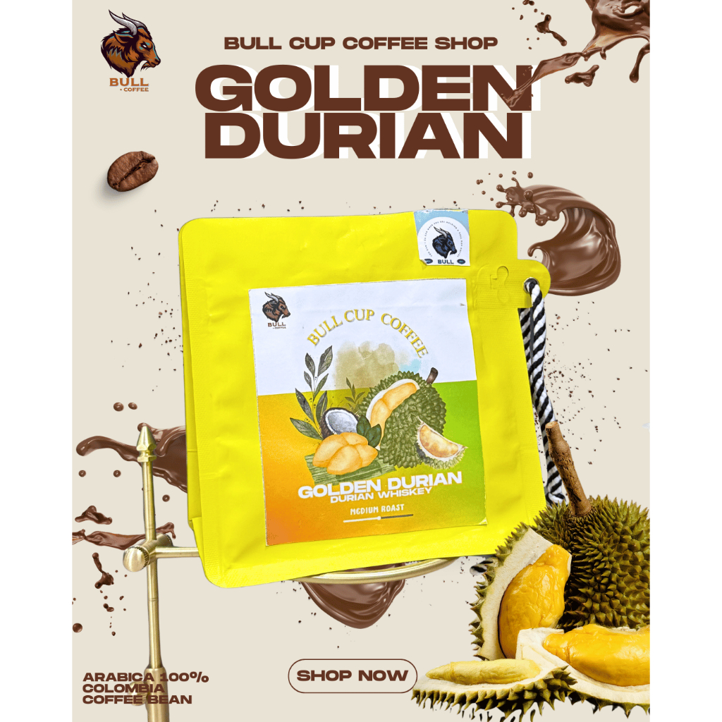 เมล็ดกาแฟคั่วกลาง Colombia ''Durian''Colombia