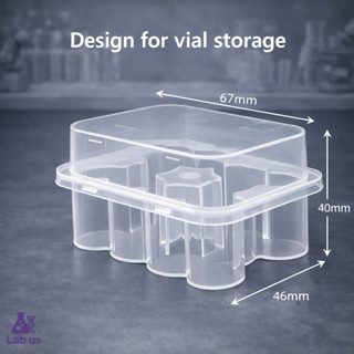 กล่องใส่เปปไทด์ กล่องสำหรับ  vial 3 ml  “พร้อมส่ง“ 💜