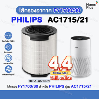 [พร้อมส่ง] ไส้กรองอากาศ Philips AC1715/21 ไส้กรองเครื่องฟอกอ…