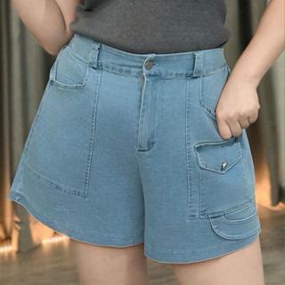 FAMOUS กางเกงขาสั้นยีนส์ 1653 #FGC1124