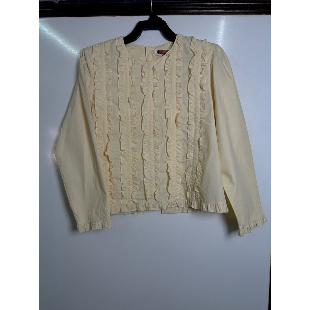 มือสอง🇯🇵 เสื้อแต่งระบายแบรนด์ Jousse by Itokin